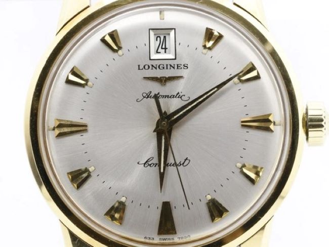 Longines Conquest Heritage Vintage Gold Automatic Ref L1 Kaliber 18kt ...