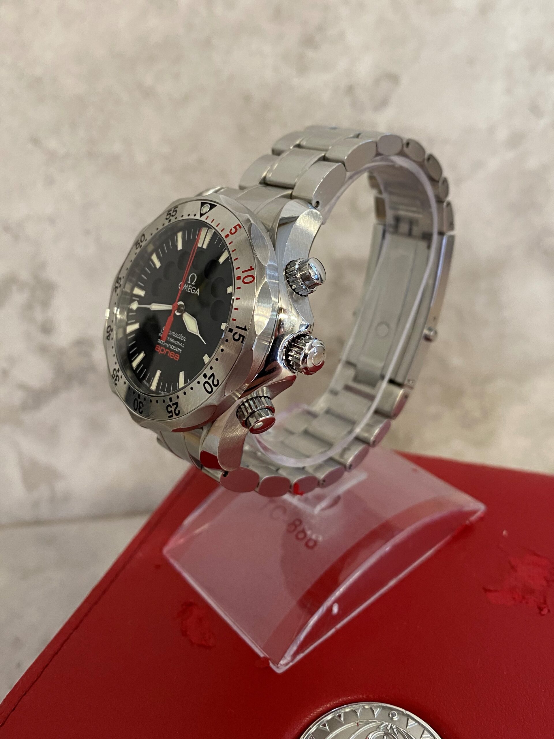 Omega Apnea Jacques Mayol Seamaster - Ref: 25955000 - Full Set ...