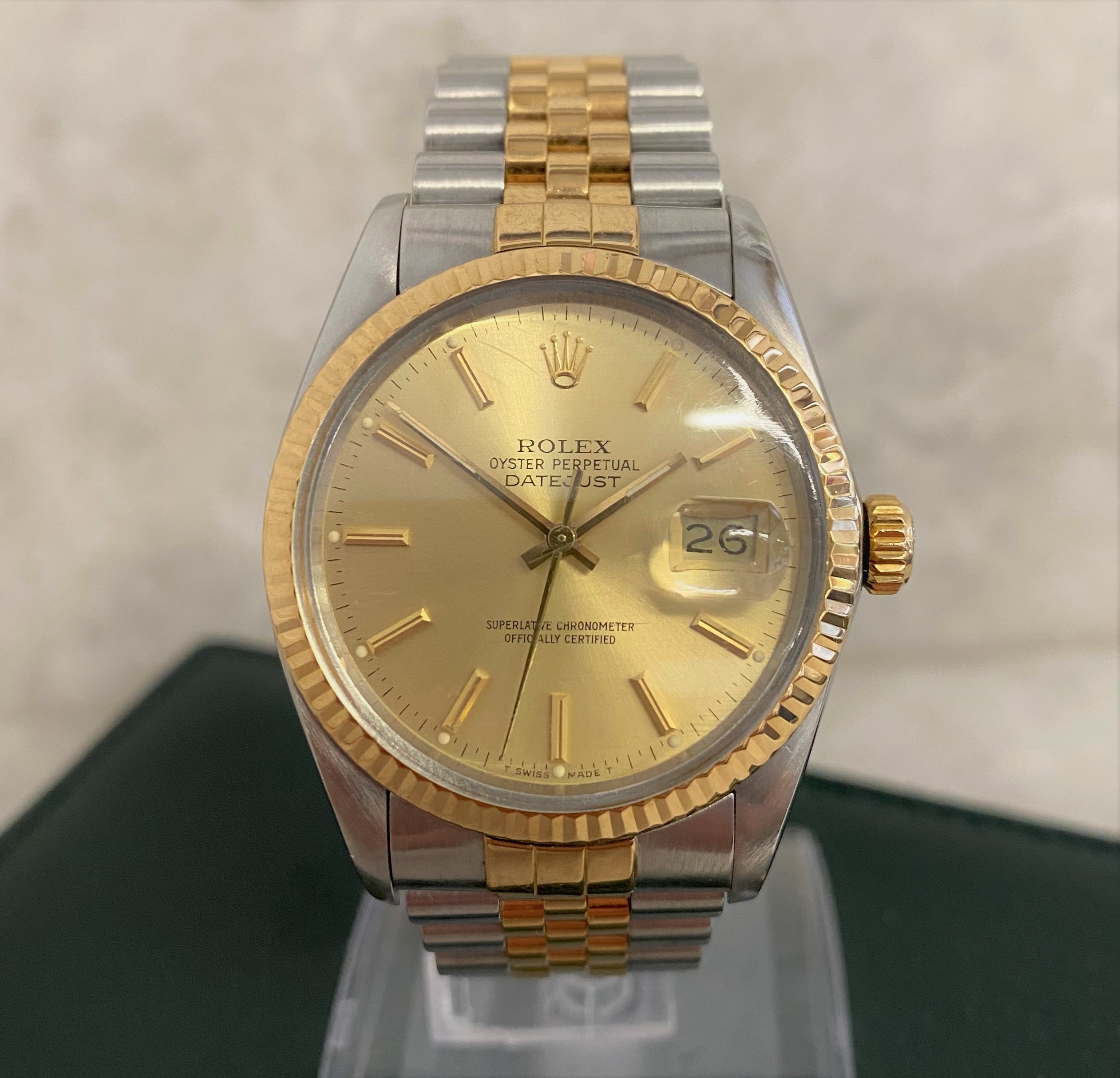 Rolex Datejust 36 - REF: 16013. Beautiful Example. Box And Manuals ...