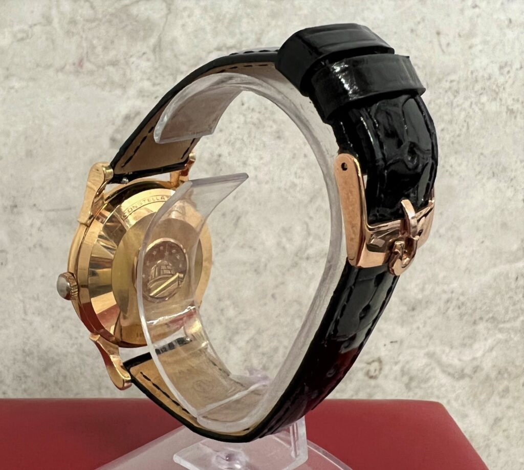 Omega Constellation Pie Pan Dial 18ct Rose Gold Omega Constellation