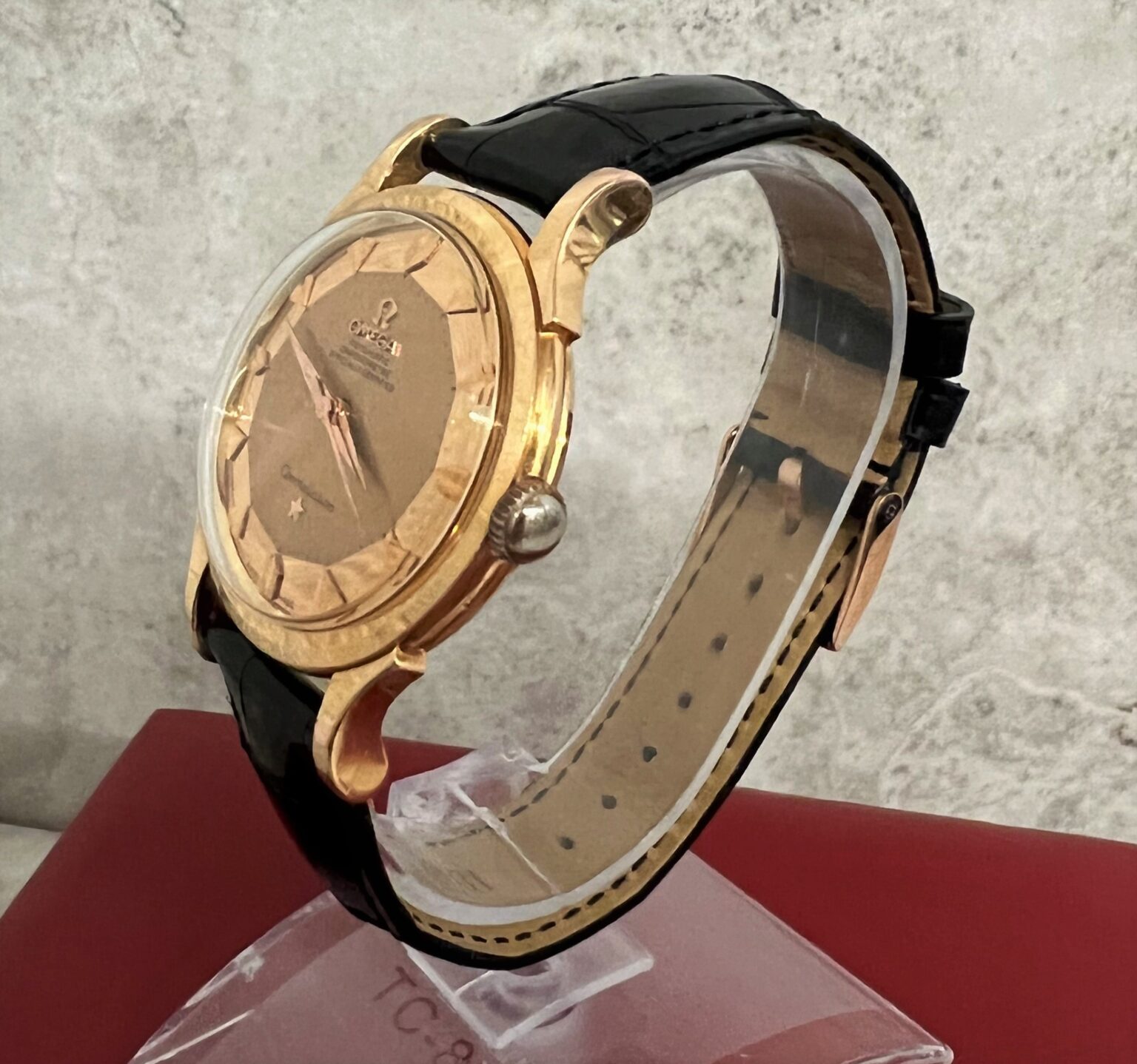 Omega Constellation Pie Pan Dial 18ct Rose Gold Omega Constellation