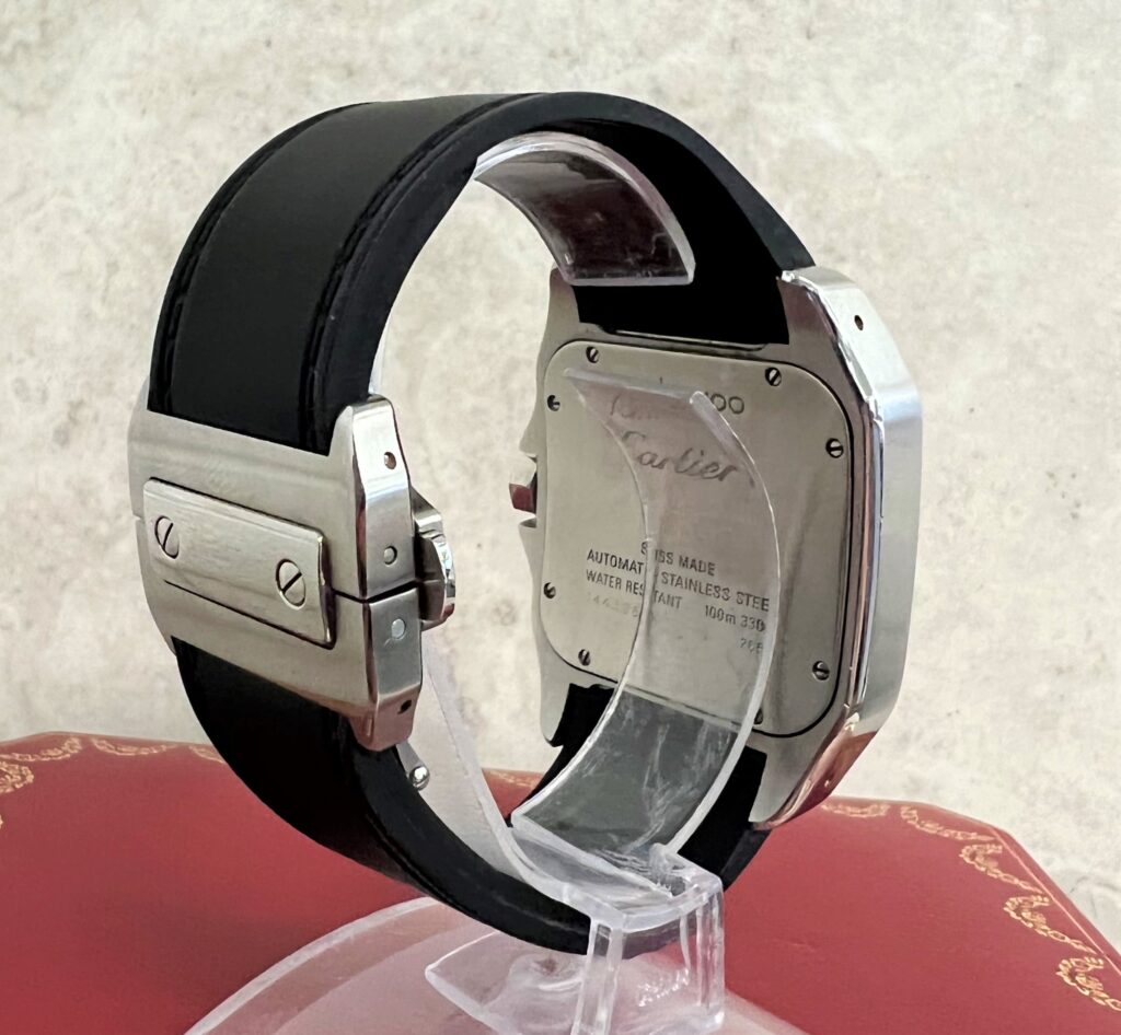 Cartier Santos 100 Full Set. Beautiful Original Condition. Year 2014 ...