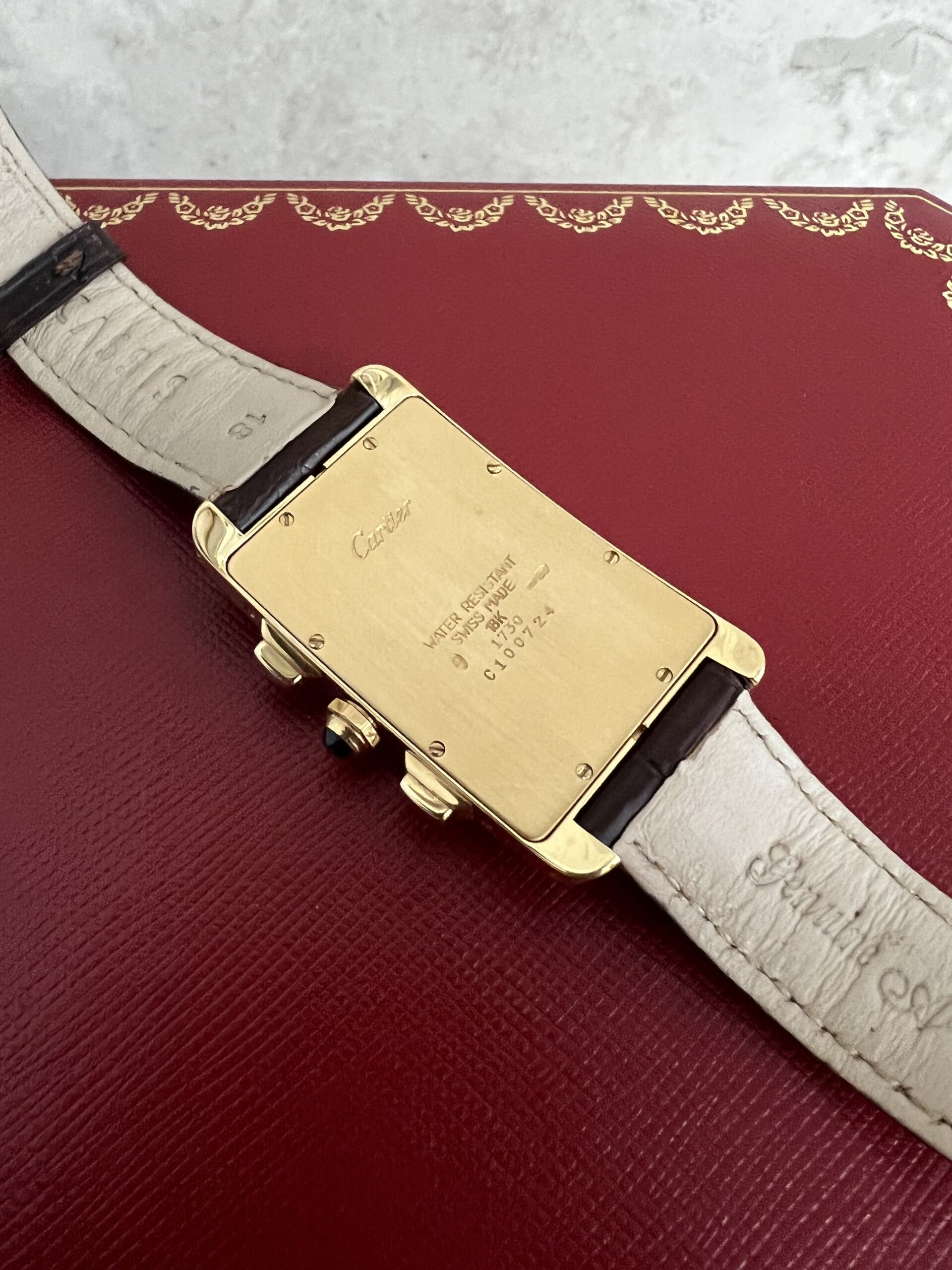 Cartier Tank Américaine 18k - Ref: 1730 - Beautiful Condition ...