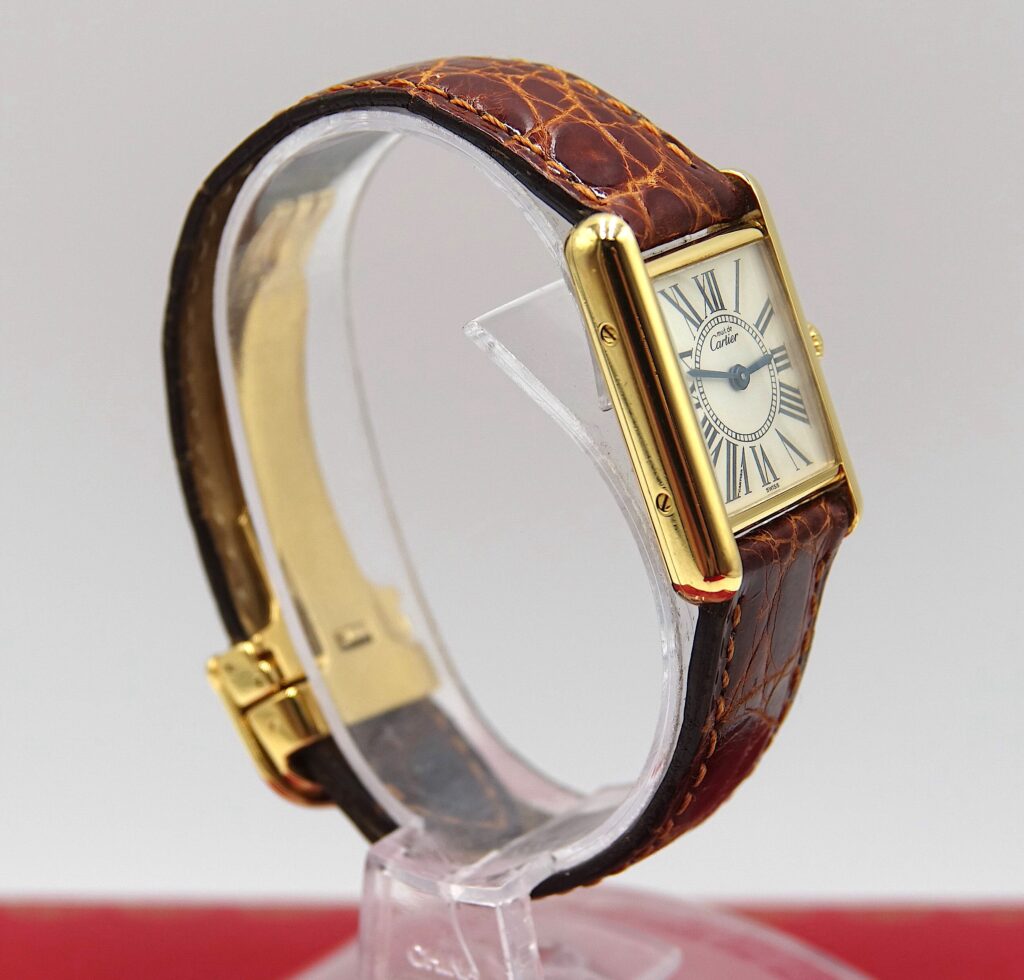 Verre Minéral De Rechange Pour Montre Cartier Tank Must Vermeil - Réf 1613 - Neuf